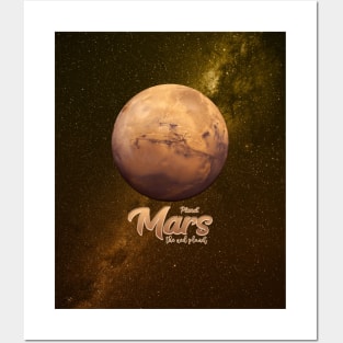 Planet Mars: The Red Planet V02 Posters and Art